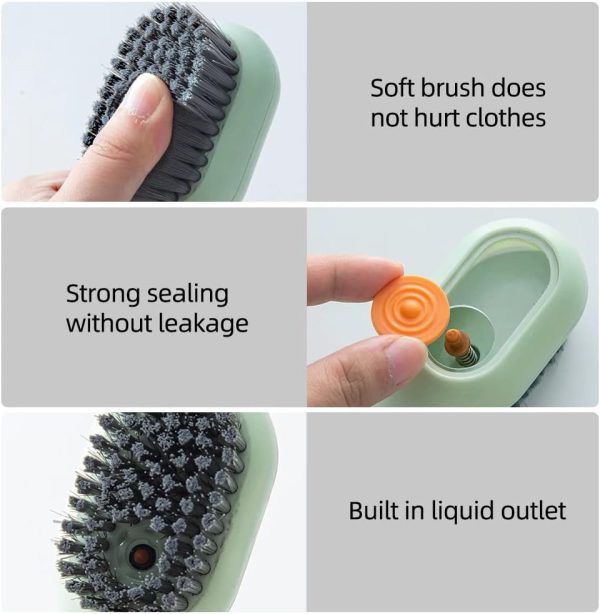 Cleaning Brush With Soap Dispenser